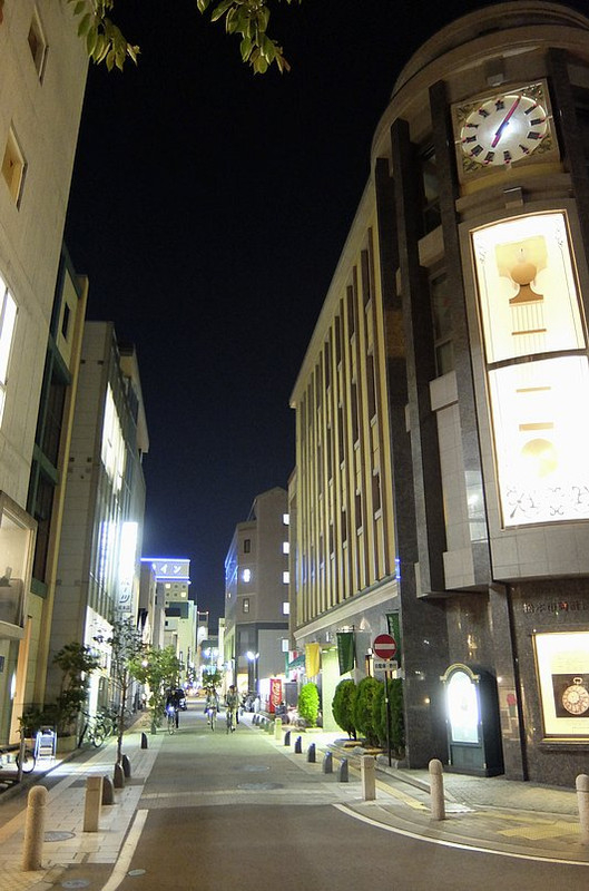 XQ1で、時計博物館あたりの夜景