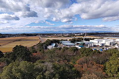 旭東公園展望台より