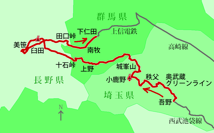 吾野佐久map