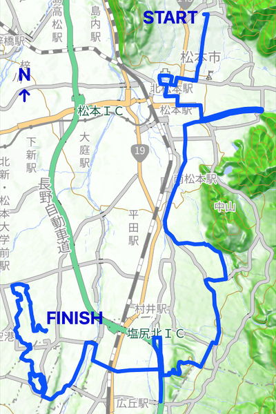 松本マラソンmap2022