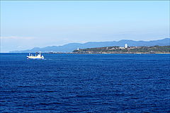 潮岬沖を通過