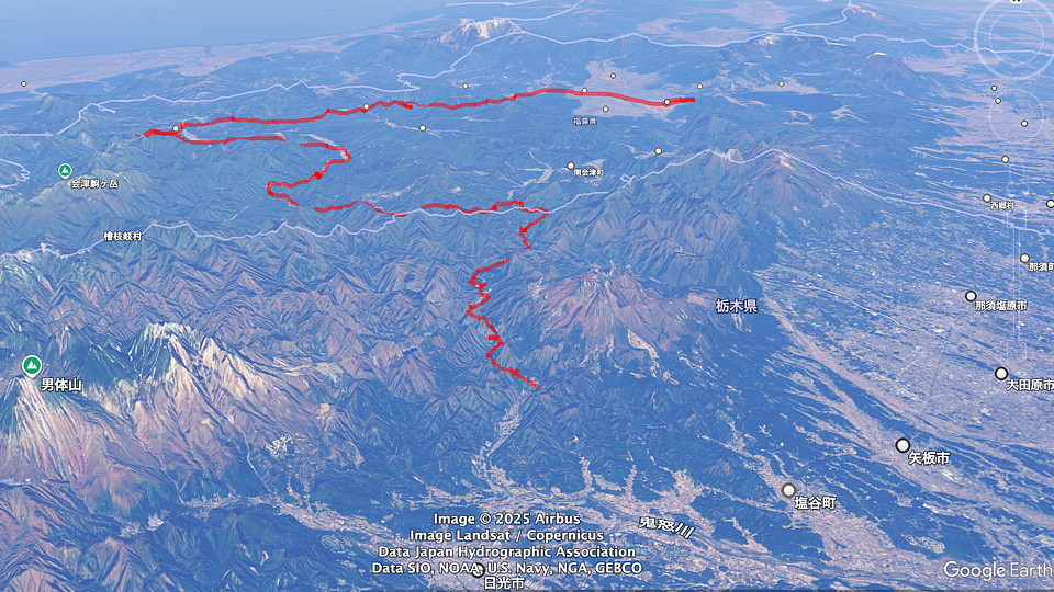 奥会津GoogleEarth