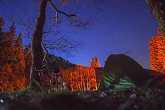 久川ふれあいキャンプ場星景