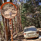 125番コントロール「放置された車」